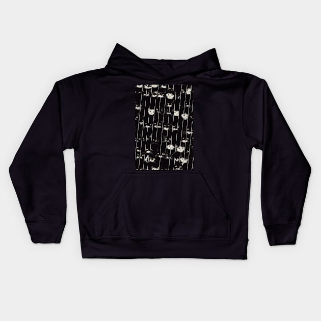 Black Cats for Cat lovers. Perfect gift for National Black Cat Day, model 10 Kids Hoodie by Endless-Designs